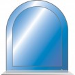 Зеркало с полкой для ванной комнаты 3 01 (70 см x 60 см) - фото 2