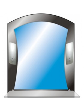 Тоноване дзеркало з підсвічуванням T 46 (69 х 55 см)