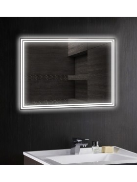 Зеркало «Дабл» LED по периметру