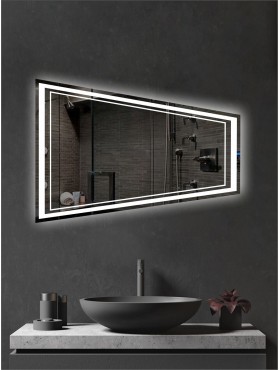 Зеркало «DoubleT Трапеция» ультратонкое LED