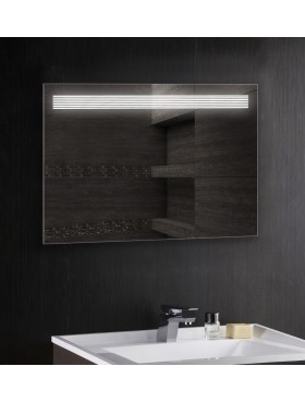 Зеркало «Zebro» LED линия сверху