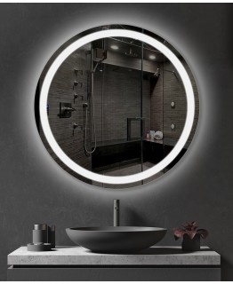 Зеркало «Круглое  Circle Lidom» LED