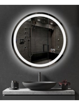 Зеркало «Круглое  Circle Lidom» LED