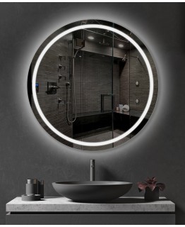 Дзеркало «Кругле Circle TiniLine» LED