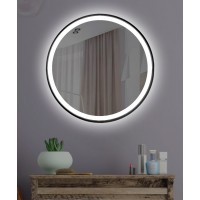 Зеркало «Круглое Circle» в черной раме