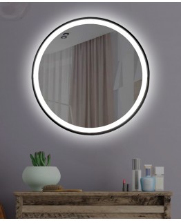 Зеркало «Круглое Circle» в черной раме