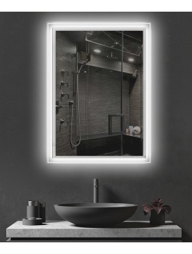 Зеркало «Шайн & Lines»  LED по периметру (открытая)